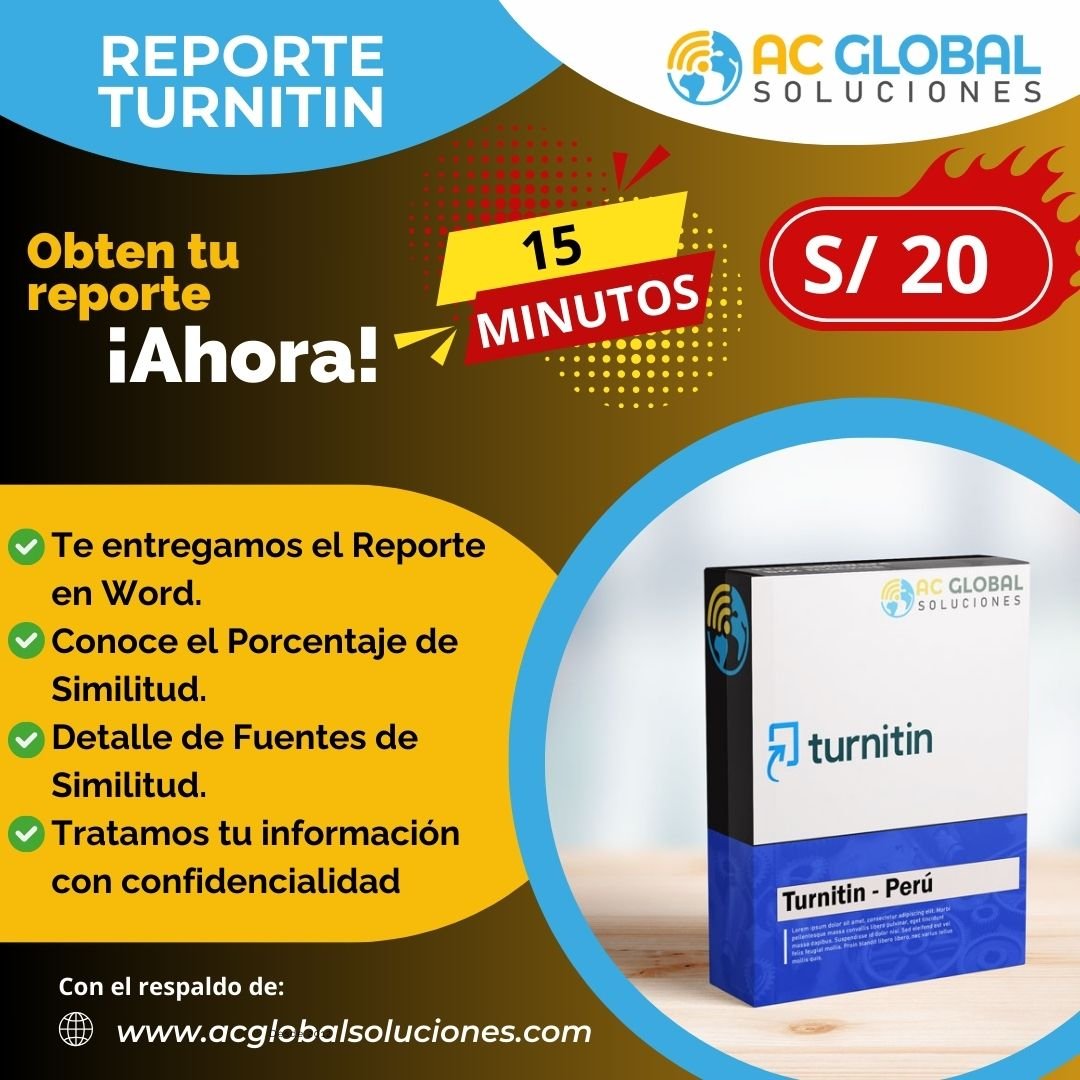 Reporte Turnitin | AC Global Soluciones