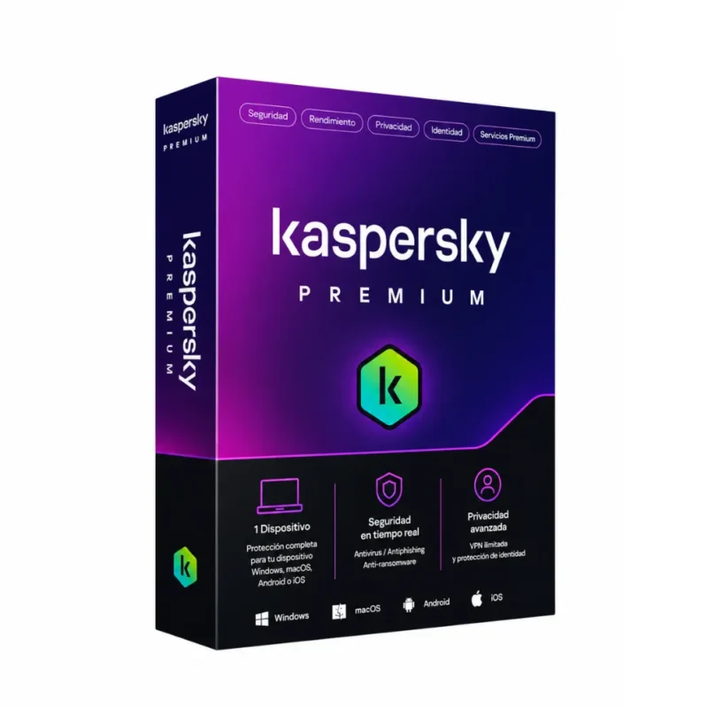 Kaspersky Premium - Licencia Original -1 Año