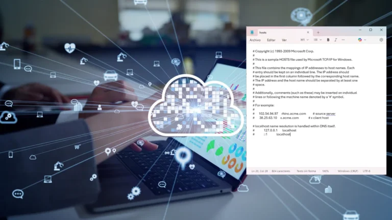 Cómo editar el archivo hosts en Windows