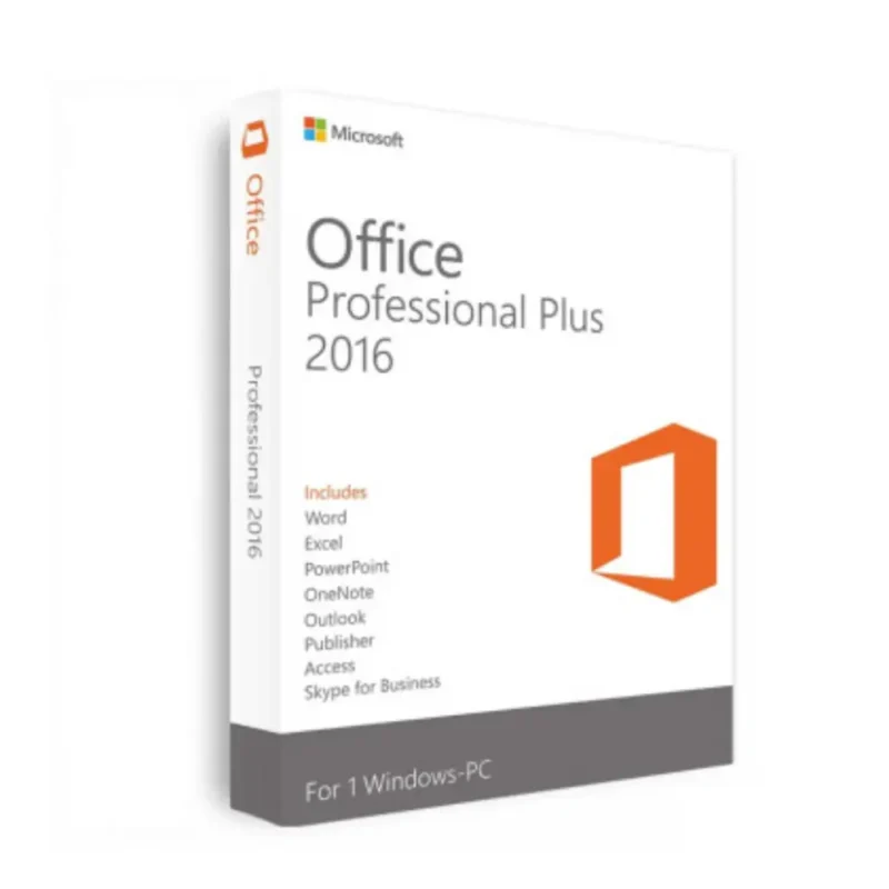 Microsoft Office 2016 Professional Plus – Licencia Digital Permanente