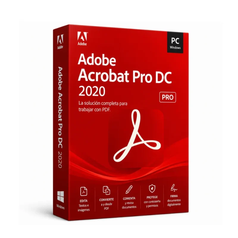 Adobe Acrobat Pro DC 2020 - Licencia permanente